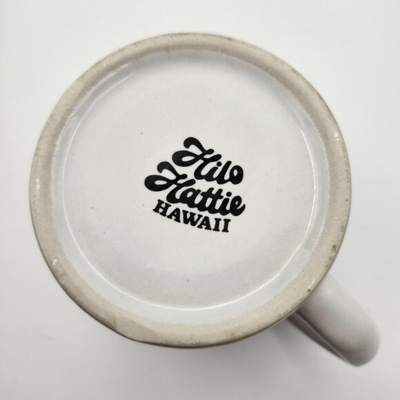 Vtg 70s Hilo Hattie Hawaii Hawaiian Souvenir Mug Sunset Palms 12oz a - Picture 8 of 8